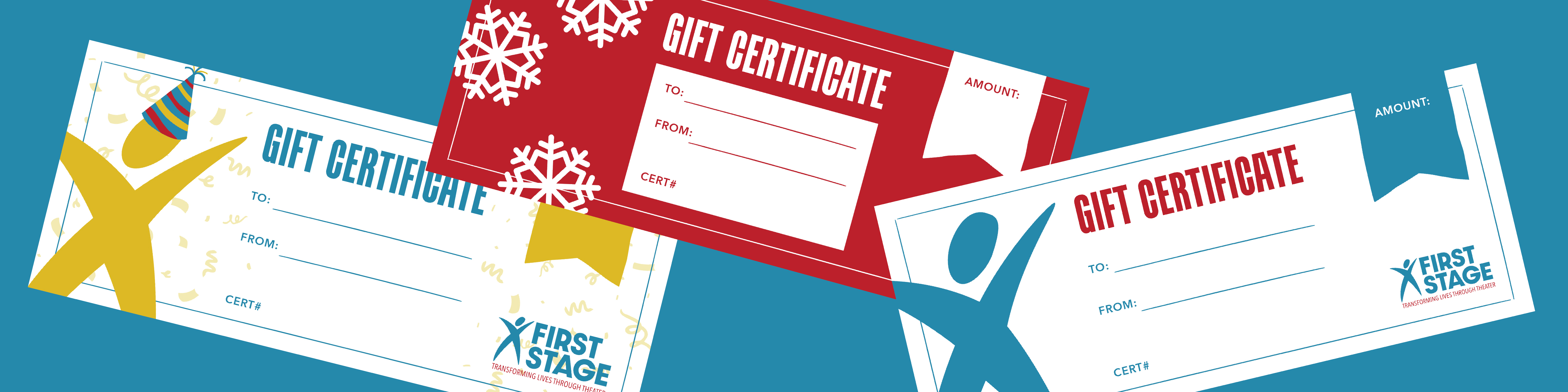 Image of First Stage Gift Certificates