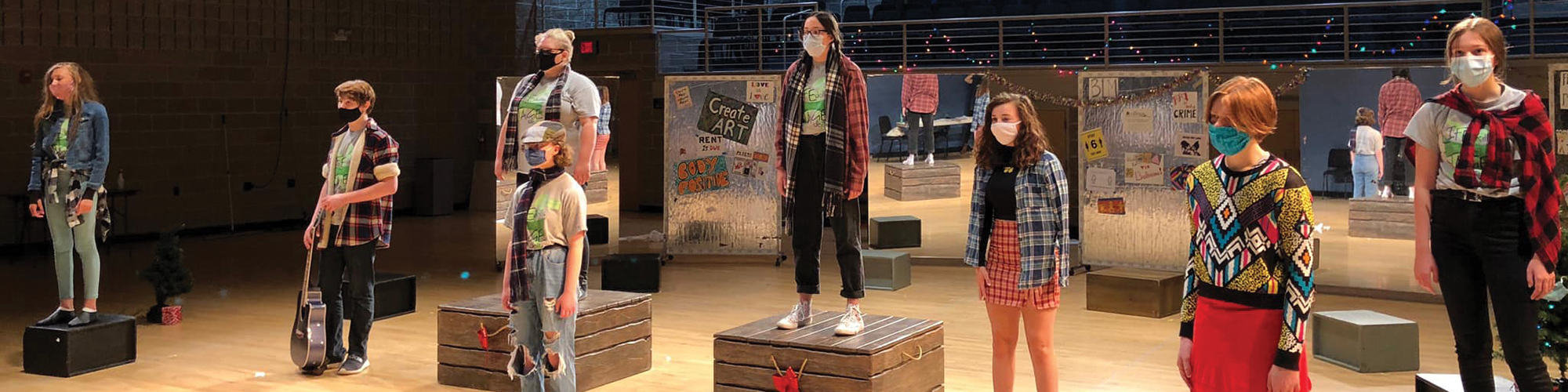Photo from Summer 2020 Performance Experience Class, RENT.
